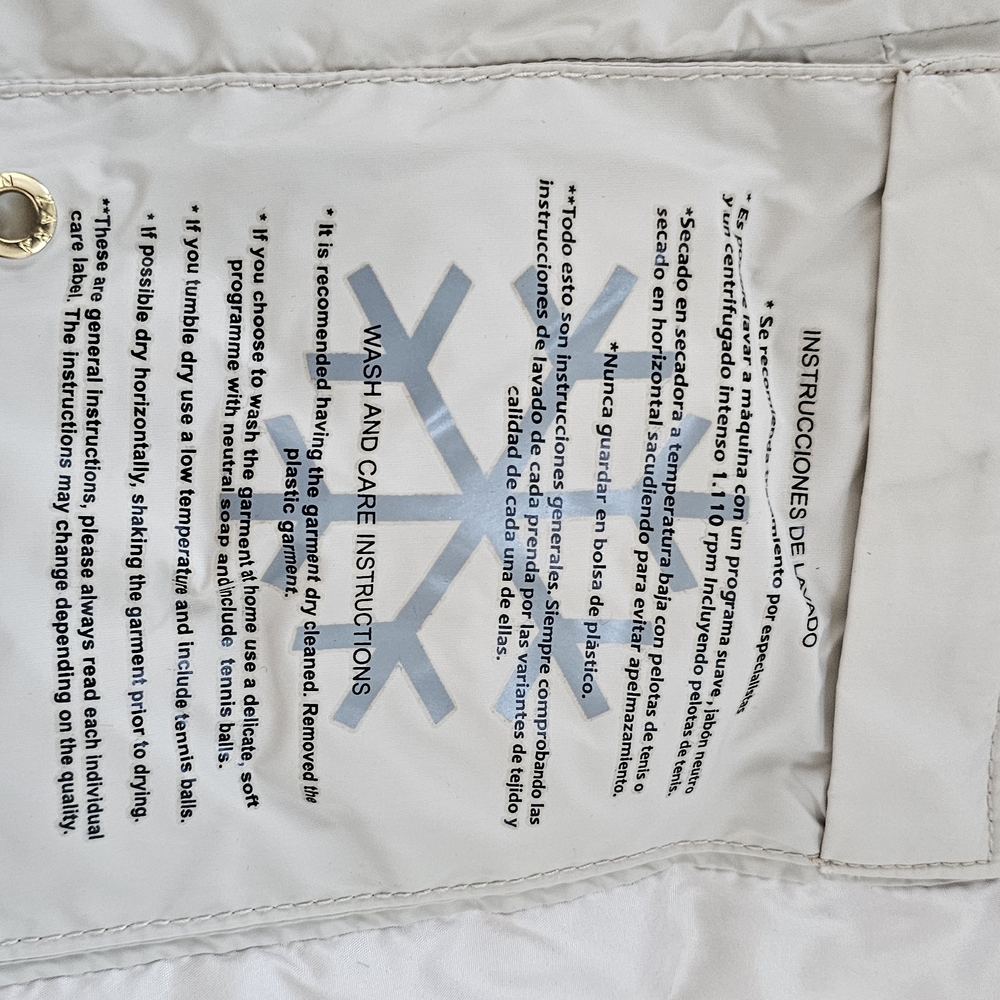 Zara Women's Quilted Puffer Jacket Down Filled with Belt - Picture 3 of 12